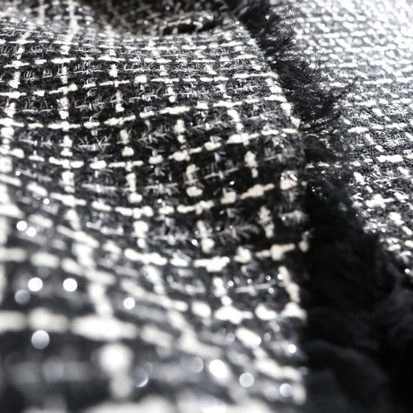 Laundry By Shelli Segal Black and White Houndstooth Blazer - Picture 5 of 7